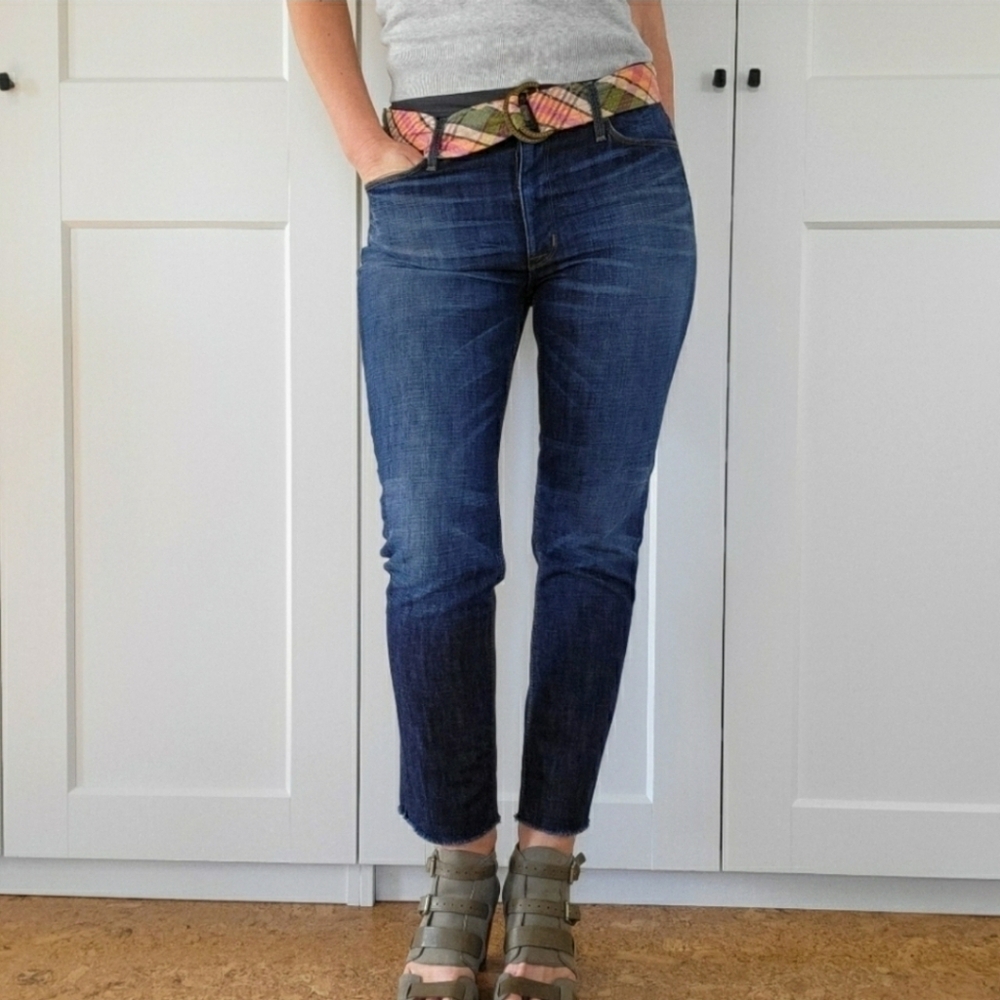 Hudson Jeans Jude Slouch Skinny Crop Size 28 #WC4018DKA